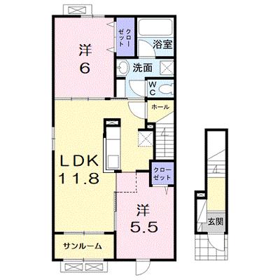 ブリアン　オーブ　Ⅰ 201【管理NO：1-024001201-02010】 ★家具家電は申し込み後に搬入します★ ★2026年09月中旬入居可能★の外観画像