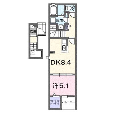 プラシード 204【管理NO：1-027498201-02040】 ★家具家電は申し込み後に搬入します★ ★2026年09月中旬入居可能★の外観画像