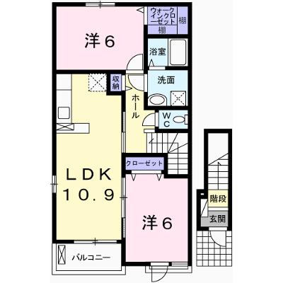 グラン　フレールⅡ 201【管理NO：1-020293002-02010】 ★家具家電は申し込み後に搬入します★の外観画像