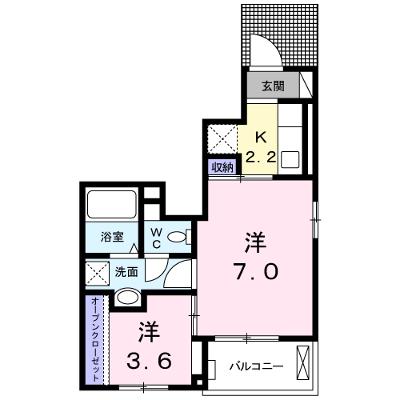 ヴィラ　アベニューＡ 101【管理NO：1-022765201-01010】 ★家具家電は申し込み後に搬入します★の外観画像
