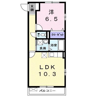 ガーデン　ダイキ 201【管理NO：1-017418701-02010】 ★家具家電は申し込み後に搬入します 2026年08月下旬入居可能の外観画像