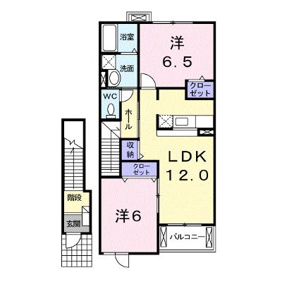 かのんⅠ 205【管理NO：1-013251401-02040】 ★家具家電は申し込み後に搬入します★ ★2026年09月中旬入居可能★の外観画像