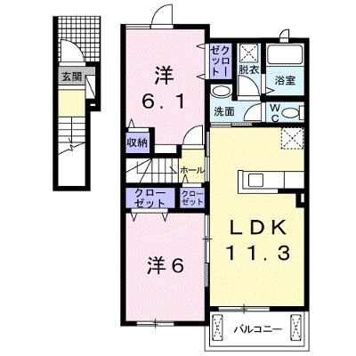 シャン・ノールⅩⅢ 202【管理NO：1-020724701-02020】 ★家具家電は申し込み後に搬入します 2026年08月下旬入居可能の外観画像