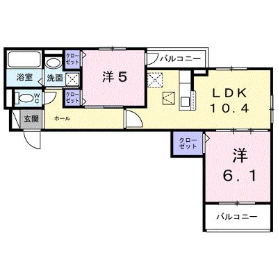 ヒカルサ和歌山城北ノース 205【管理NO：1-028559401-02040】 ★家具家電は申し込み後に搬入します★ ★2026年12月下旬入居可能★の外観画像