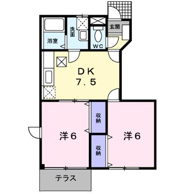ジョイリバ－Ⅱ 102【管理NO：1-012183501-01020】 ★家具家電は申し込み後に搬入します★の外観画像