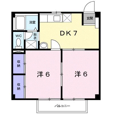 ハイツＴ＆Ｔ２ 201【管理NO：1-004722801-02010】 ★家具家電は申し込み後に搬入します★の外観画像