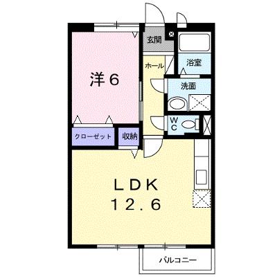 シャルム岩出 206【管理NO：1-005172801-02050】 ★家具家電は申し込み後に搬入します 2026年08月下旬入居可能の外観画像