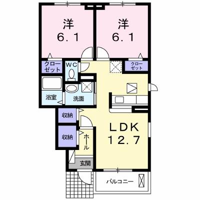 クレセント　Ⅱ 103【管理NO：1-016992001-01030】 ★家具家電は申し込み後に搬入します 2026年08月下旬入居可能の外観画像