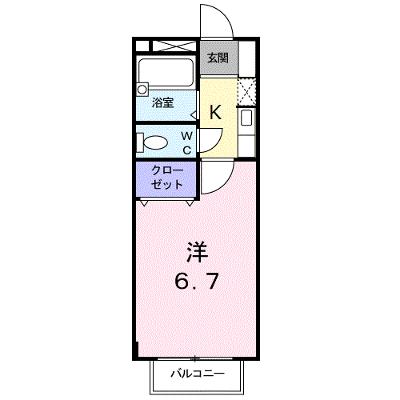 カーサ　木太 202【管理NO：1-010425401-02020】 ★家具家電は申し込み後に搬入します★の外観画像