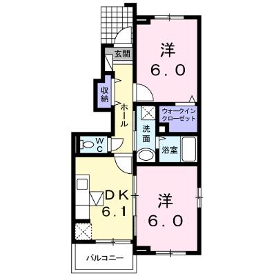 フラン・プロムナード　Ⅱ 101【管理NO：1-016730101-01010】 ★家具家電は申し込み後に搬入します 2026年08月下旬入居可能の外観画像