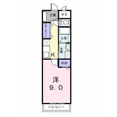 フィオーレ鏡川 303【管理NO：1-012683201-03030】 ★家具家電は申し込み後に搬入します 2026年08月中旬入居可能の外観画像