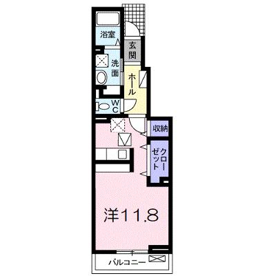 ベル　ソレイユＡ 102【管理NO：1-020745901-01020】 ★家具家電は申し込み後に搬入します★ ★2026年09月中旬入居可能★の外観画像