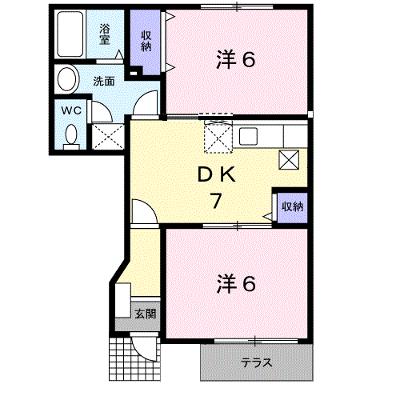 サンライズ高野 105【管理NO：1-011909601-01040】 ★家具家電は申し込み後に搬入します★ ★2026年08月下旬入居可能★の外観画像
