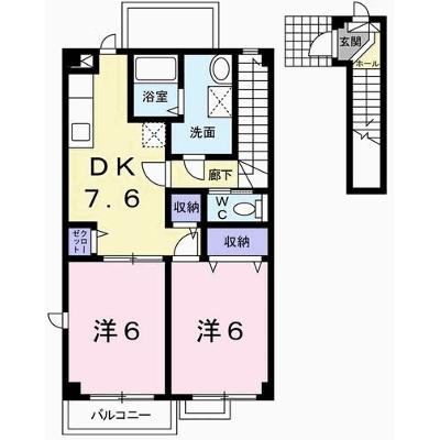 グリュッククレー　Ｂ棟 203【管理NO：1-013049702-02030】 ★家具家電は申し込み後に搬入します★ ★2026年09月中旬入居可能★の外観画像