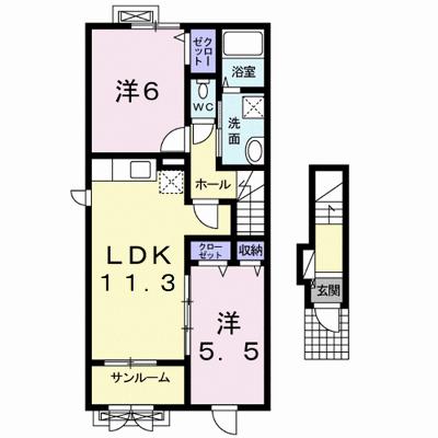 シーブリーズ　Ａ 201【管理NO：1-018227601-02010】 ★家具家電は申し込み後に搬入します★ ★2026年10月中旬入居可能★の外観画像
