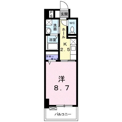 グリシナ 102【管理NO：1-019480401-01020】 ★家具家電は申し込み後に搬入します★の外観画像