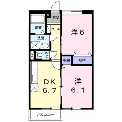 ファミール三次Ａ棟 201【管理NO：1-007242601-02010】 ★家具家電は申し込み後に搬入します★の外観画像