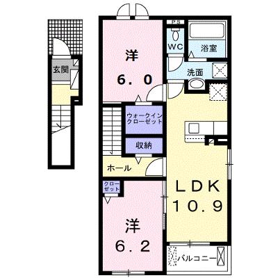セードゥ　ヴィランテⅠ 201【管理NO：1-026779101-02010】 ★家具家電は申し込み後に搬入します★ ★2026年08月下旬入居可能★の外観画像