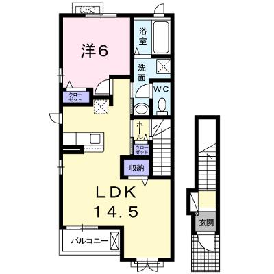 ディアレスト　Ｂ棟 201【管理NO：1-024441802-02010】 ★家具家電は申し込み後に搬入します★ ★2026年08月下旬入居可能★の外観画像