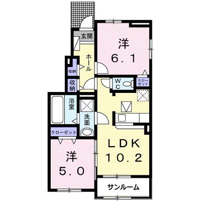 ル　シエル 101【管理NO：1-024266501-01010】 ★家具家電は申し込み後に搬入します 2026年08月下旬入居可能の外観画像