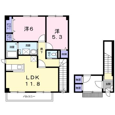 グレートバリーⅠ 201【管理NO：1-009601201-02010】 ★家具家電は申し込み後に搬入します 2026年08月下旬入居可能の外観画像