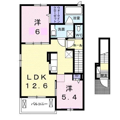 オーブ・ウエストＣ 201【管理NO：1-023412801-02010】 ★家具家電は申し込み後に搬入します 2026年09月上旬入居可能の外観画像