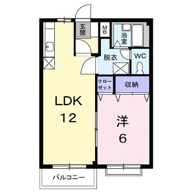 エルディム川西 204【管理NO：1-002487201-02040】 ★家具家電は申し込み後に搬入しますの外観画像