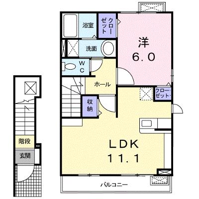 プラシード・カーサ 204【管理NO：1-016496001-02040】 ★家具家電は申し込み後に搬入します 2026年09月上旬入居可能の外観画像
