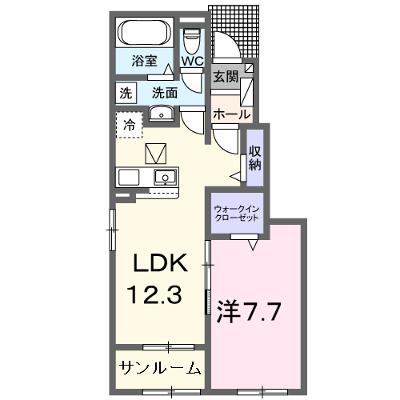 ヴィラ　フェリシアⅠ 103【管理NO：1-028606601-01030】 ★家具家電は申し込み後に搬入します★ ★2026年11月上旬入居可能★の外観画像