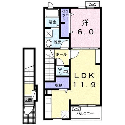 Ｋ＆Ｋ 203【管理NO：1-022719001-02030】 ★家具家電は申し込み後に搬入します★ ★2026年09月中旬入居可能★の外観画像