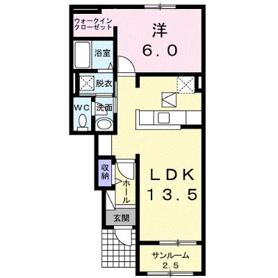 エレガンシア 102【管理NO：1-020669301-01020】 ★家具家電は申し込み後に搬入します★ ★2026年10月上旬入居可能★の外観画像