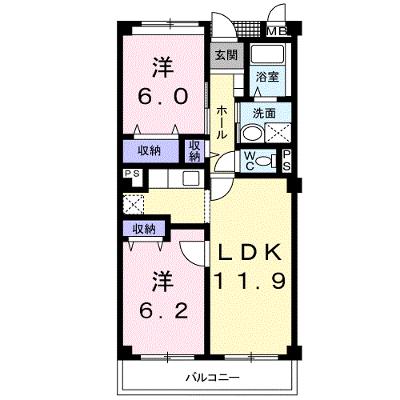 グラディオＫ 402【管理NO：1-012535901-04020】 ★家具家電は申し込み後に搬入します★ ★2026年08月下旬入居可能★の外観画像