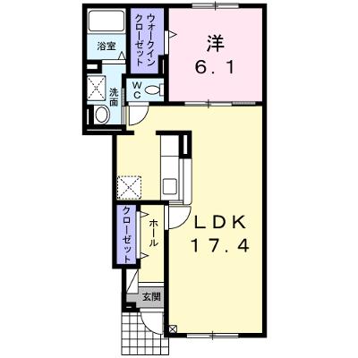 エスペランス 102【管理NO：1-019577401-01020】 ★家具家電は申し込み後に搬入します★ ★2026年08月下旬入居可能★の外観画像