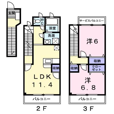 スターライトシティＤ 202【管理NO：1-010876001-02020】 ★家具家電は申し込み後に搬入します 2026年08月中旬入居可能の外観画像