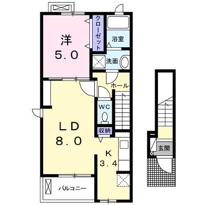 マーベラス国見 201【管理NO：1-020341301-02010】 ★家具家電は申し込み後に搬入します★ ★2026年09月中旬入居可能★の外観画像