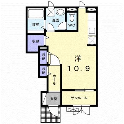 クラール高堂 102【管理NO：1-018215701-01020】 ★家具家電は申し込み後に搬入します★ ★2026年09月下旬入居可能★の外観画像
