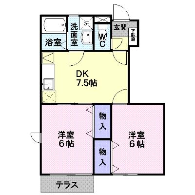 ノースリバー　Ｂ 102【管理NO：1-010496102-01020】 ★家具家電は申し込み後に搬入します★ ★2026年08月下旬入居可能★の外観画像
