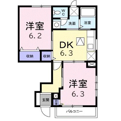 プチ　グレーヌＡ 102【管理NO：1-013285501-01020】 ★家具家電は申し込み後に搬入します 2026年08月下旬入居可能の外観画像