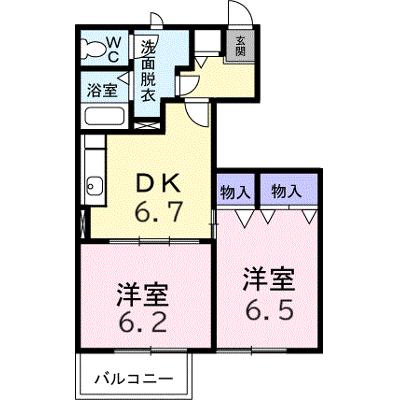 Ｆｏｒｅｓｔ　ＨｅｉｇｈｔｓＤ 103【管理NO：1-012803201-01030】 ★家具家電は申し込み後に搬入します 2026年08月中旬入居可能の外観画像