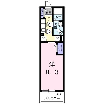 オリュザＫ 103【管理NO：1-022944001-01030】 ★家具家電は申し込み後に搬入します★ ★2026年08月下旬入居可能★の外観画像