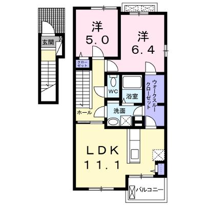 アルタイルⅢ 201【管理NO：1-019915203-02010】 ★家具家電は申し込み後に搬入します★ ★2026年09月下旬入居可能★の外観画像