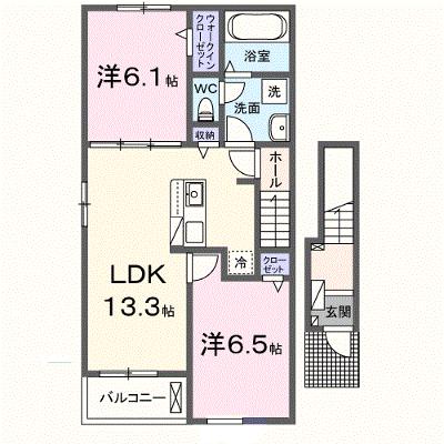 ノワール 201【管理NO：1-028212001-02010】 ★家具家電は申し込み後に搬入します 2027年02月上旬入居可能の外観画像