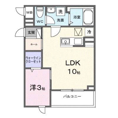 ヒカルサ熊谷イースト 104【管理NO：1-028672201-01040】 ★家具家電は申し込み後に搬入します★ ★2027年01月下旬入居可能★の外観画像