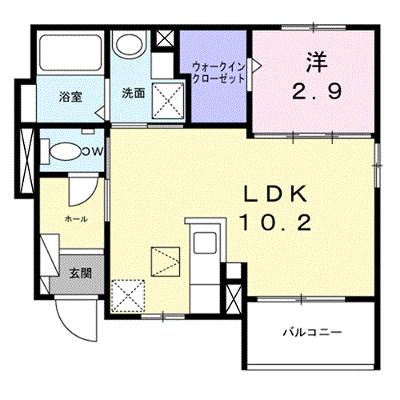 さくらガーデン 104【管理NO：1-028734301-01040】 ★家具家電は申し込み後に搬入します 2026年12月上旬入居可能の外観画像