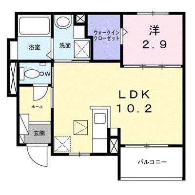 さくらガーデン 102【管理NO：1-028734301-01020】 ★家具家電は申し込み後に搬入します 2026年12月上旬入居可能の外観画像