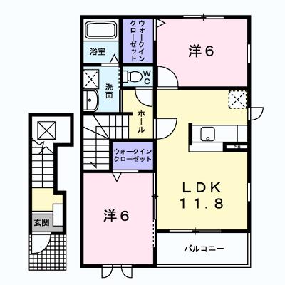 ベル・コリーヌＳⅢ 202【管理NO：1-014209701-02020】 ★家具家電は申し込み後に搬入します★ ★2026年09月中旬入居可能★の外観画像