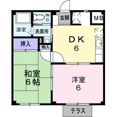 ロマニー平和坂ハイツ 105【管理NO：1-002610101-01040】 ★家具家電は申し込み後に搬入します★ ★2026年08月中旬入居可能★の外観画像