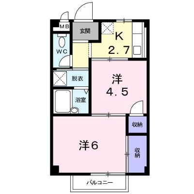 フローラルハイツ 103【管理NO：1-004997201-01030】 ★家具家電は申し込み後に搬入します★ ★2026年08月下旬入居可能★の外観画像