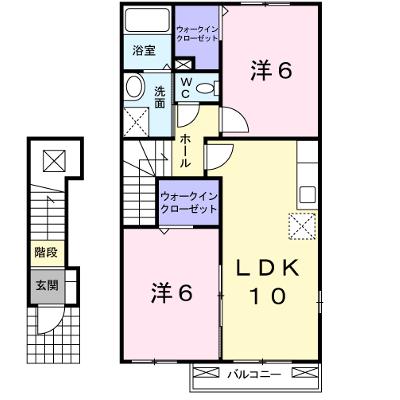 ジェルメブリアンＡ 204【管理NO：1-015503001-02040】 ★家具家電は申し込み後に搬入します★ ★2026年08月下旬入居可能★の外観画像