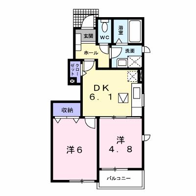 プラシード　サリエＡ 101【管理NO：1-014362001-01010】 ★家具家電は申し込み後に搬入します★ ★2026年08月下旬入居可能★の外観画像